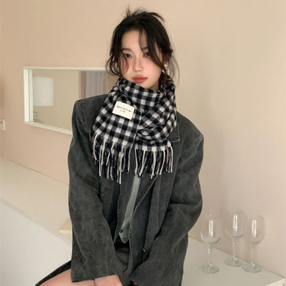 Women's Artificial Cashmere Retro Warm Long Shawl Scarfs