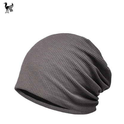 Women's Toque Thin Waffle Pure Color Cotton Fashion Hats & Caps