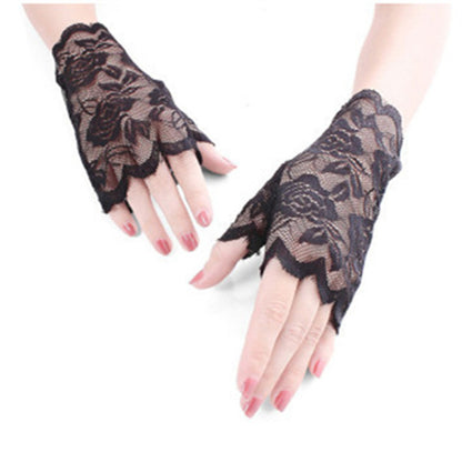 Creative Style Lace Fashion Wedding Dress Decoration Half Gloves