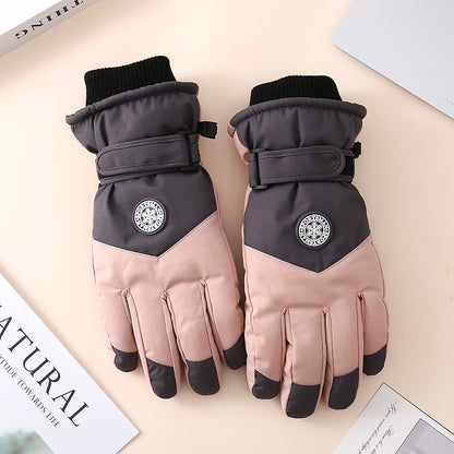 Women's & Men's Skiing Winter Cycling Outdoor Windproof Fleece Lined Padded Gloves