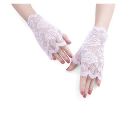 Creative Style Lace Fashion Wedding Dress Decoration Half Gloves