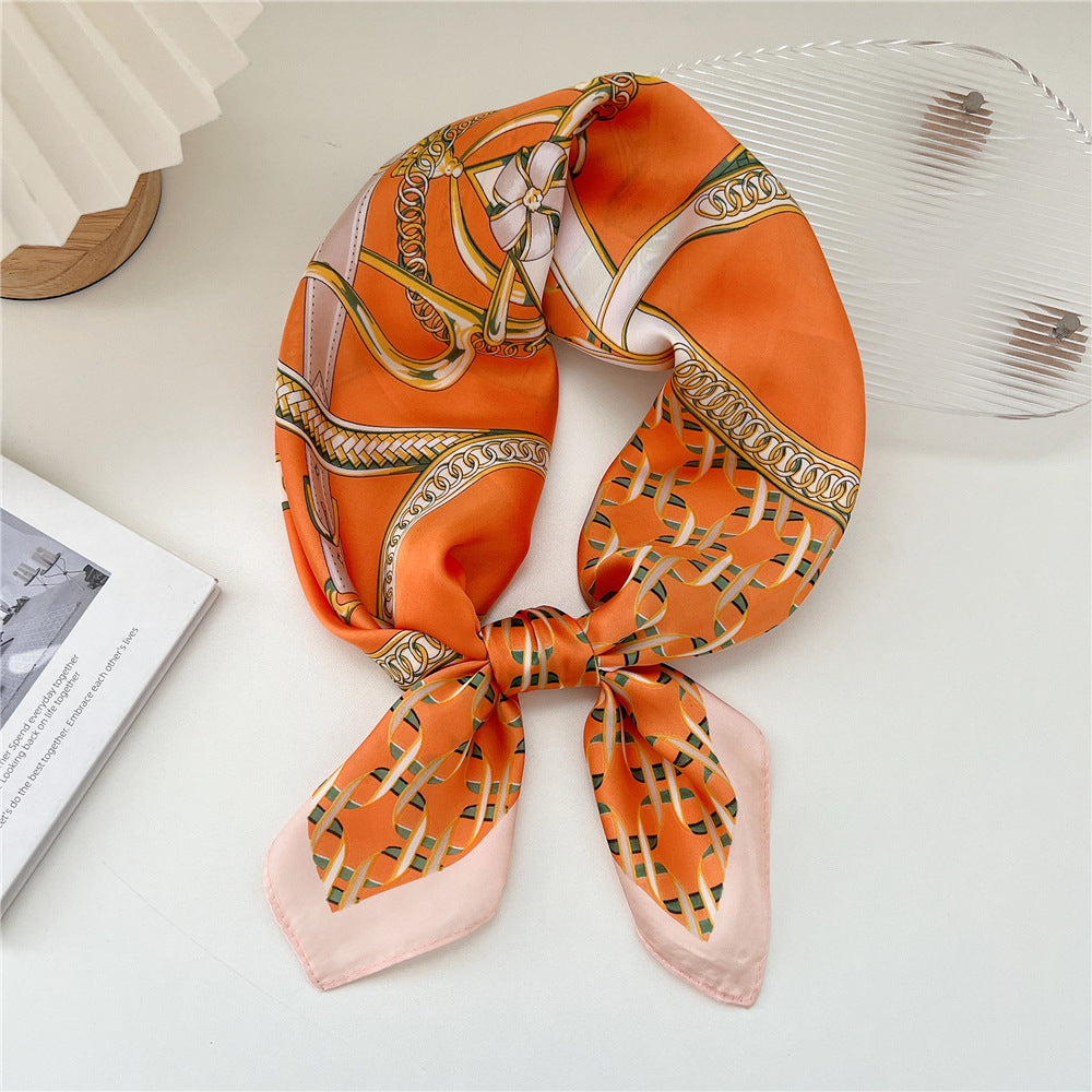 Women's French Business Wear Stewardess Neck Protection Scarfs