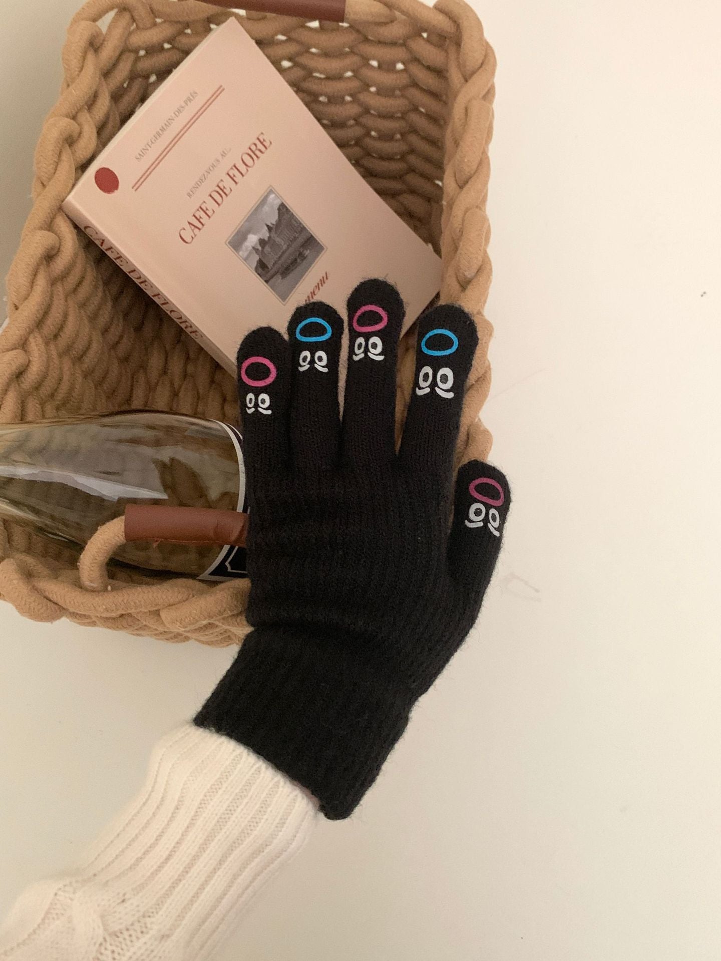 Women's & Men's Expression Bag Cute Five-finger Touch Screen Gloves