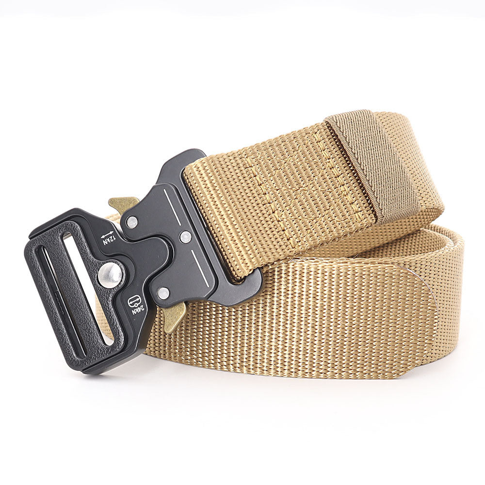 Women's & Men's Outdoor Camouflage Tactical Alloy Canvas Nylon Belts