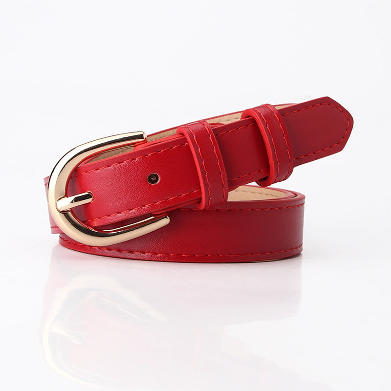 Women's Trendy Style Korean Simple Pin Buckle Belts