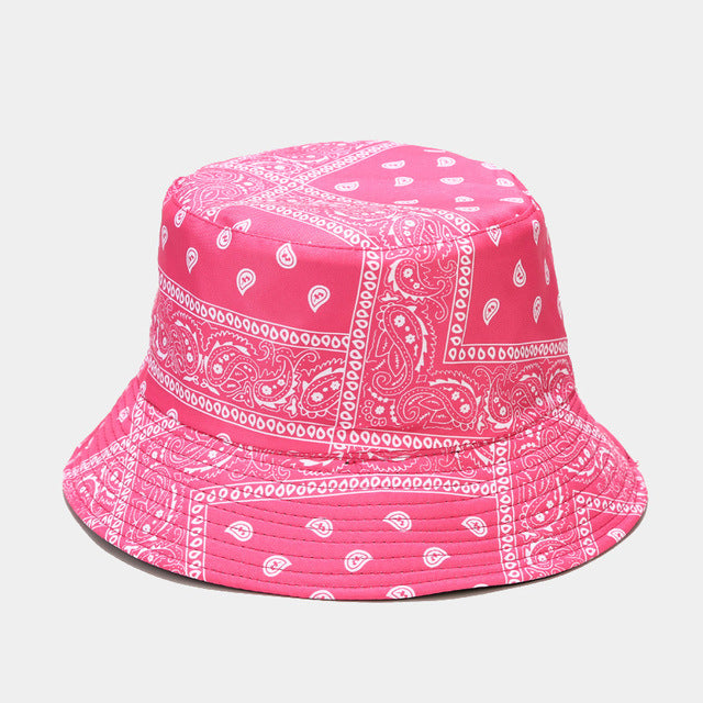 Women's & Men's Paisley Fisherman Hat Double-sided Fashion Sun Hats & Caps