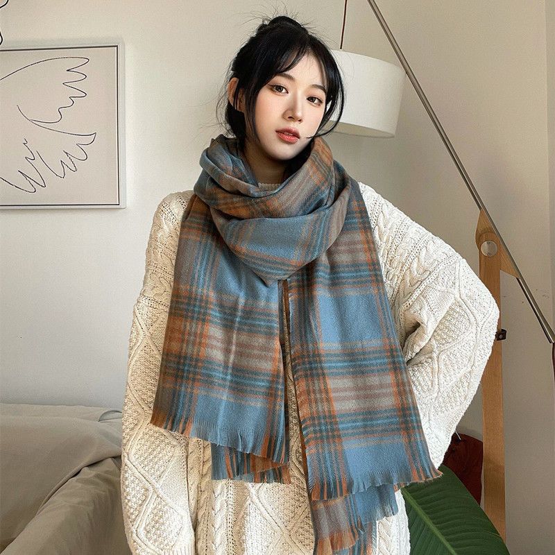 Love Female Winter High-grade Style Korean Cute Scarfs