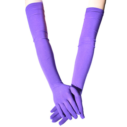 Stretch Sun Protection Thin Festival Performance Party Gloves