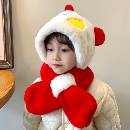 Children's Winter Fleece Lined Padded Warm Keeping Windproof Earflaps Boys Kids' Headwear