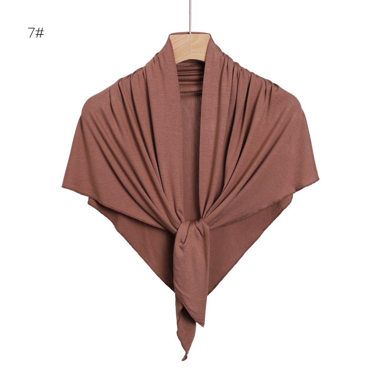 Women's Triangular Binder Elastic Mercerized Cotton Hair Scarfs