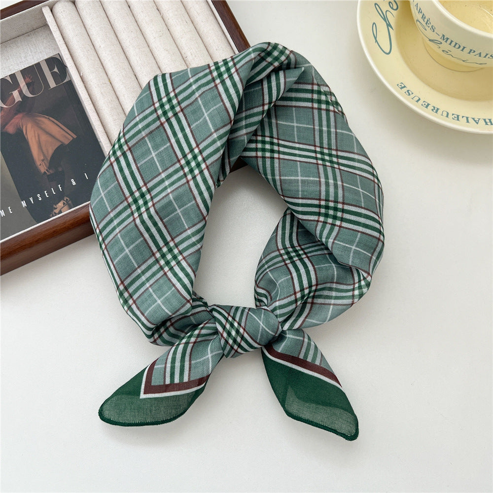 Women's Towel Soft Literary Decoration Silk Retro Scarfs