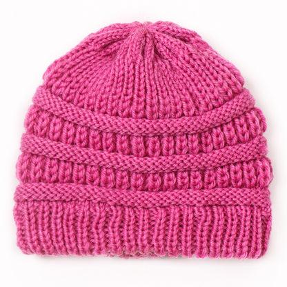 Children's Hat Warm Candy Color Boy Infant Kids' Headwear