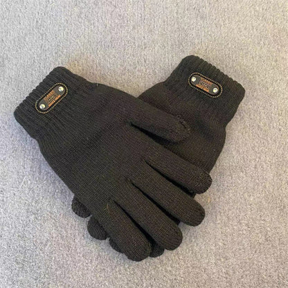 Men's Thickened Cold Protection Thermal Touch Screen Gloves