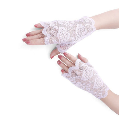 Creative Style Lace Fashion Wedding Dress Decoration Half Gloves