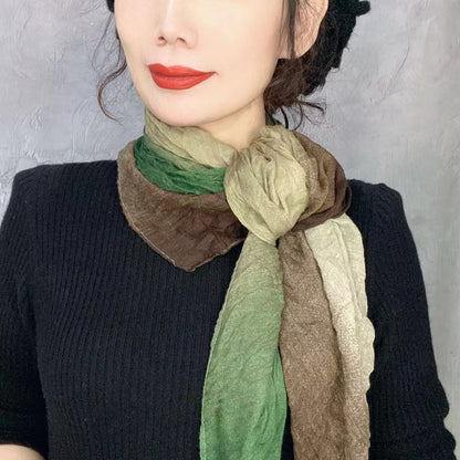 Style Fashion Gradient Color High Sense Magnetic Scarfs