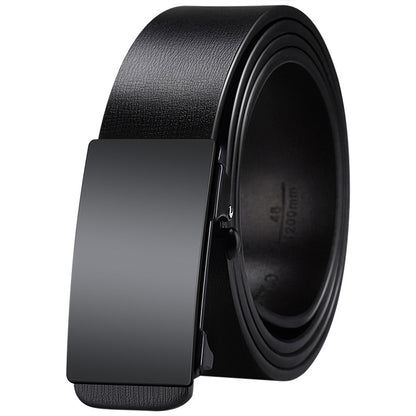 Men's Special Offer Automatic Buckle Imitation Leather Casual Business Medium Belts