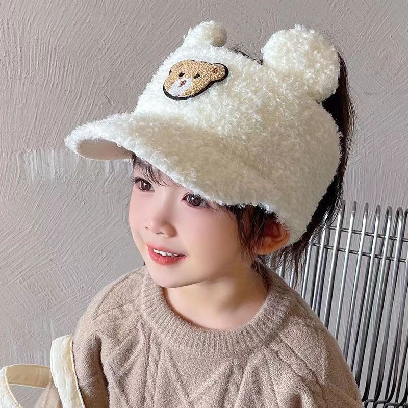 Children's Cute Super Warm Berber Fleece Topless Kids' Headwear