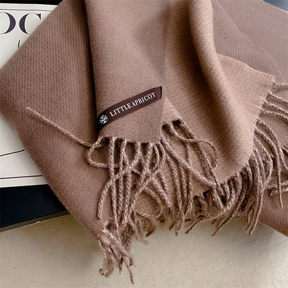 Women's Good Quality Solid Color For Winter Scarfs