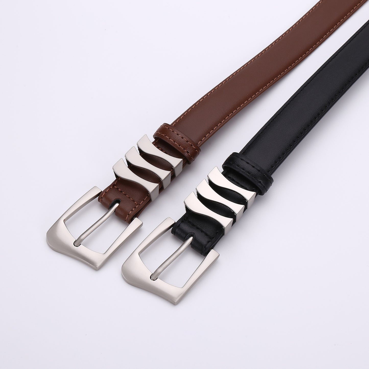 Women's Pin Buckle Clothing Simple Korean Style Fashion Business Belts