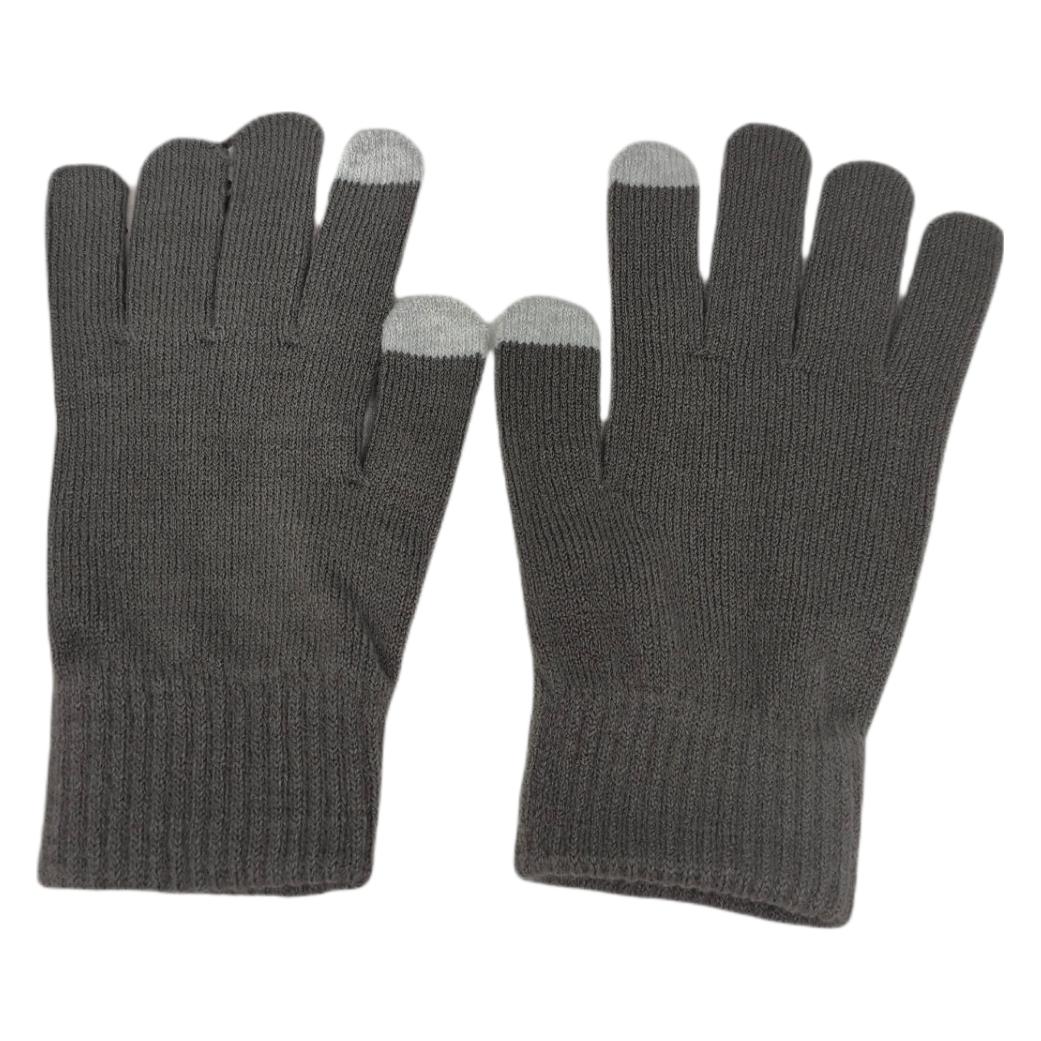 Female Winter Pure Color Warm Keeping Gloves