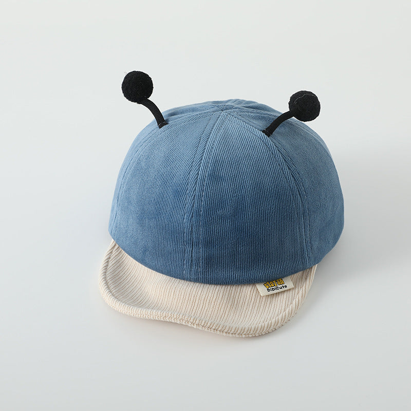 Letters Korean Style Soft Brim Peaked Kids' Headwear