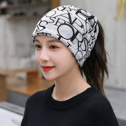 Women's Korean Bandana Windproof Warm Twisted Hat Hats & Caps