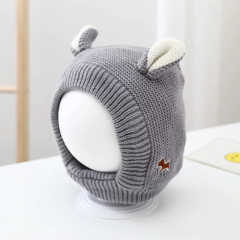 Warm Thickened Plush Bonnet Woolen Earmuffs Kids' Headwear