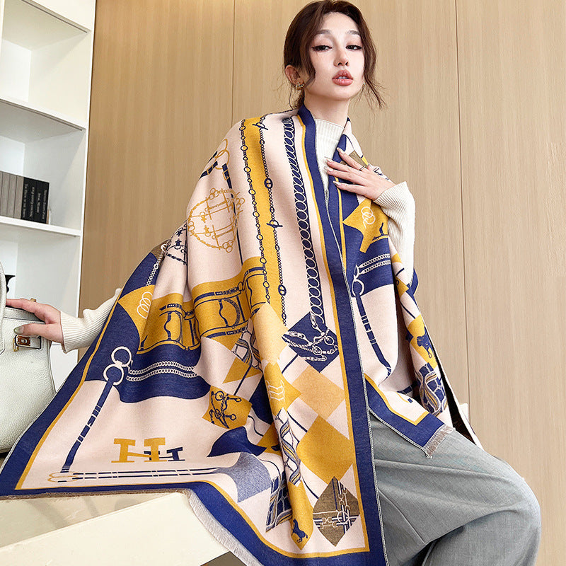 Women's Winter Letter Korean Style Versatile Fashion Scarfs