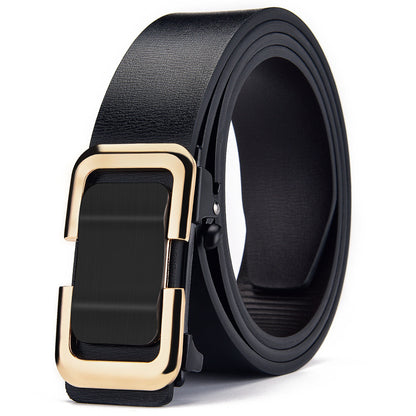 Men's Toothless Automatic Buckle Inner Wear Fashionable Business Pant Belts