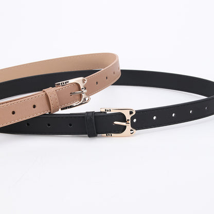 Women's Cute Fashion Meow Head Alloy Buckle Decoration Belts