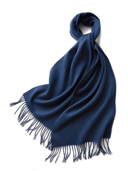 Women's Solid Color Thickened Warm Shawl Simple Scarfs