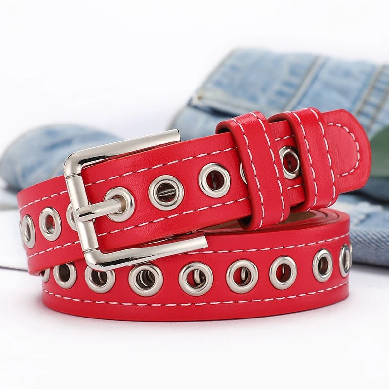 Men's Punk Air Eye Full Corns Fashion Belts