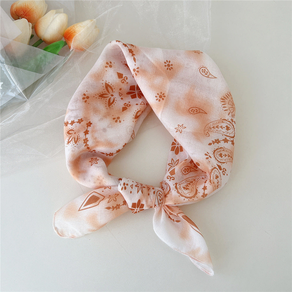 Women's Towel Silk Western Style Fashion Decorative Scarfs