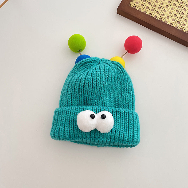 Male Female Cute Warm Beanie Hat Kids' Headwear