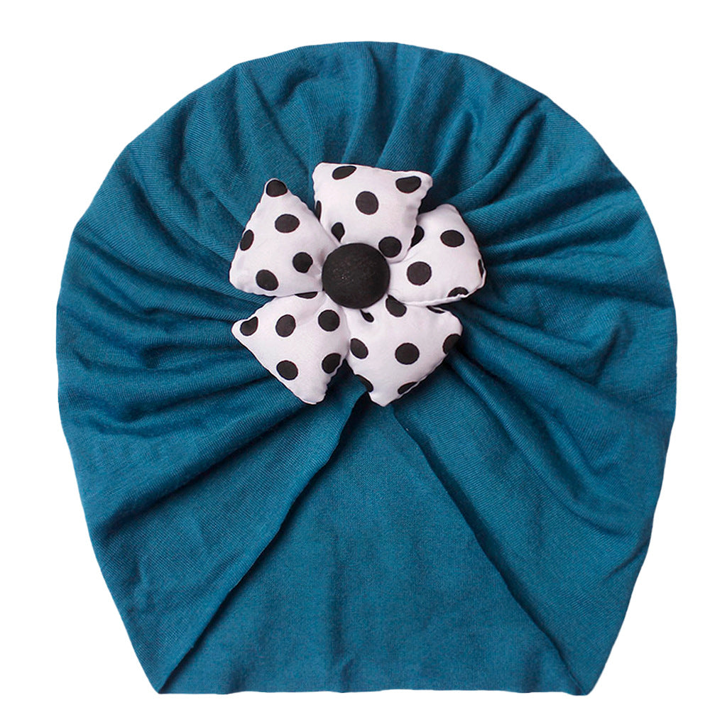 Children's Door Hat Summer Cute Polka Dot Kids' Headwear