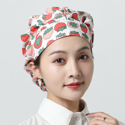 Women's Kitchen Dining Cooking Canteen Work Hat Hats & Caps