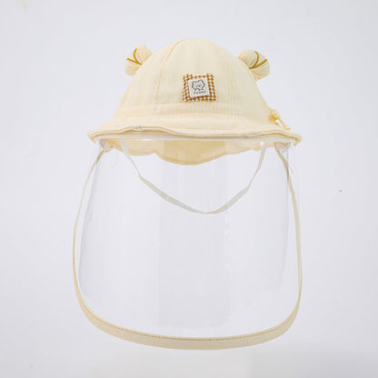 Male Female Protective Facial Face Bucket Kids' Headwear