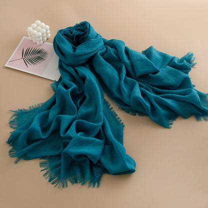 Women's Color Thin High-grade Long Air Conditioning Scarfs