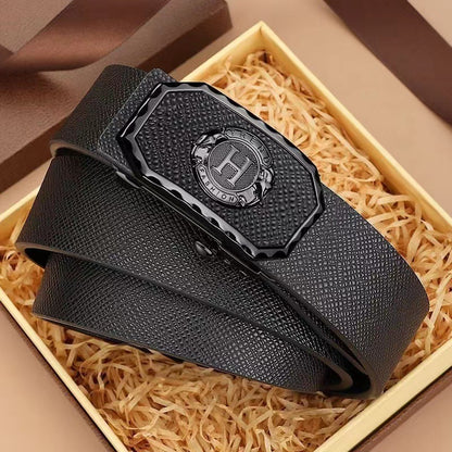 Men's Toothless Inner Wear Automatic Buckle Casual Belts