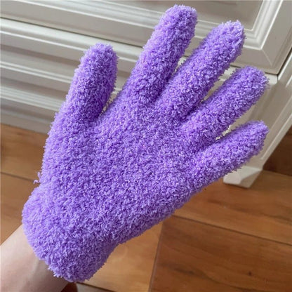 Cute Candy Color Female Winter Fleece-lined Thickened Riding Gloves