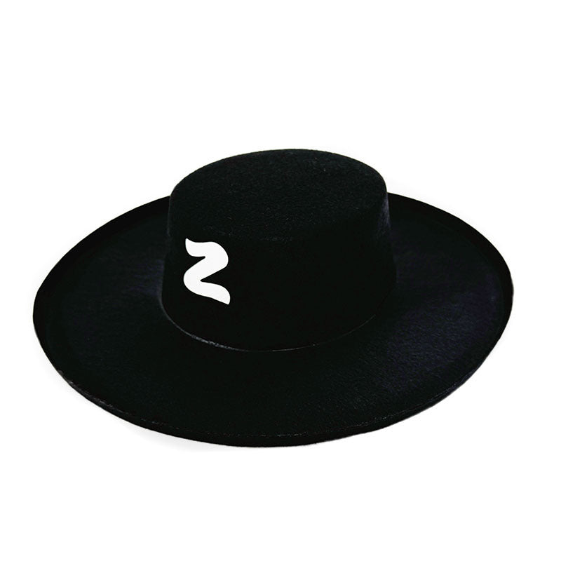 Zorro Hat Big Brim Top Fur Hats & Caps