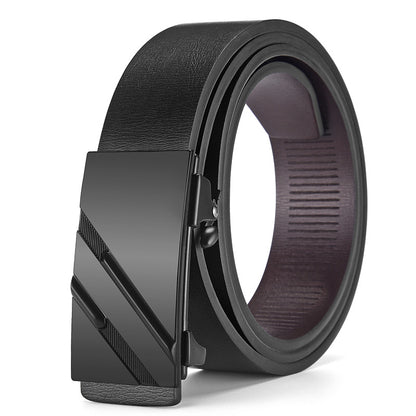 Men's Toothless Automatic Buckle Business Casual Simple Medium Belts