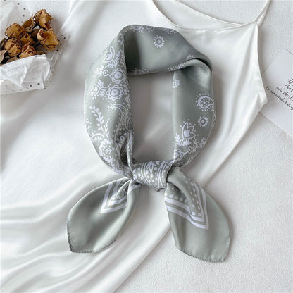 Attractive Style Small Silk Square Imitated Scarfs