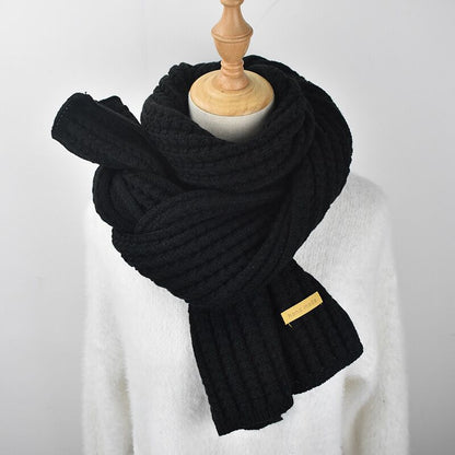 Women's & Men's Winter Wool Knitted Korean Style Versatile Scarfs