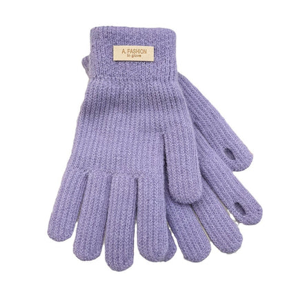 Women's Korean Knitted Thermal Winter Cold Protection Gloves