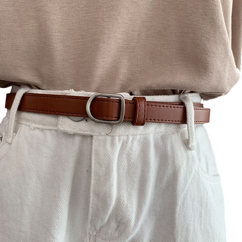 Women's & Men's Vintage Pants Adjustable With Jeans Wind Belts