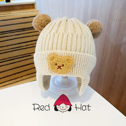 Women's & Men's Hat Bear Woolen Infant Fur Ball Kids' Headwear