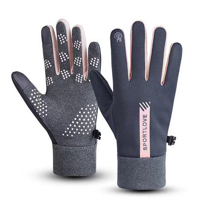 Women's & Men's Warm Keeping Sports Riding Cold Protection Couple Cycling Gloves