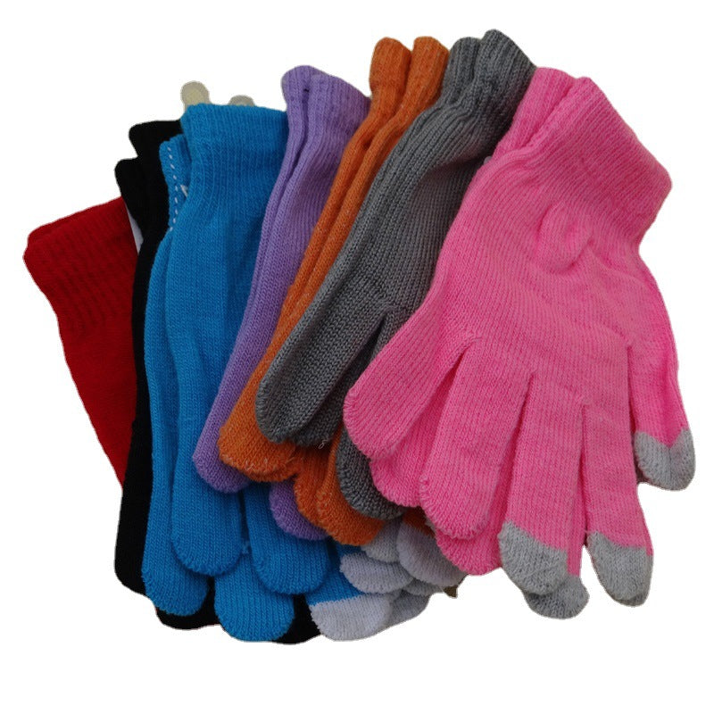 Women's & Men's Touch Screen Couple Wool Knitted Sensible Gloves