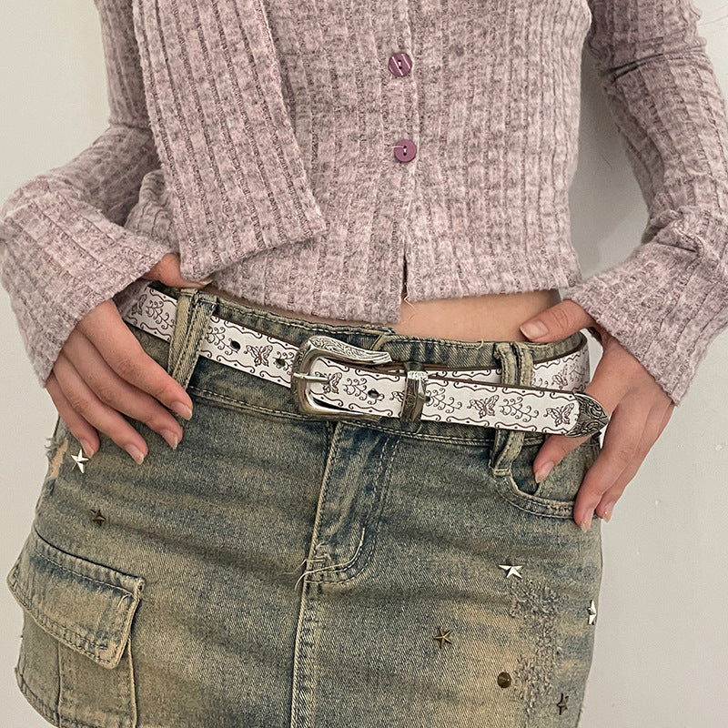 Women's Jeans Accessories Korean Style Versatile American Belts